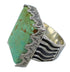Silver Turquoise Southwest Ring Size 6 QX85527